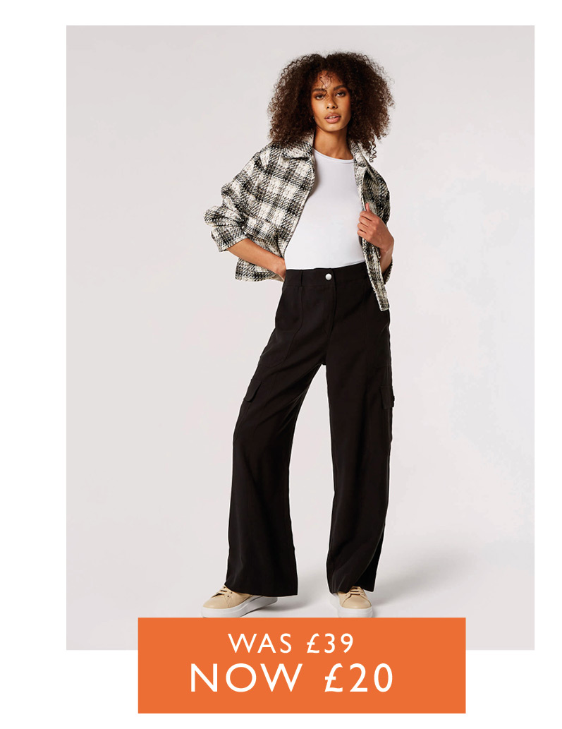 Soft Tailored Cargo Trousers