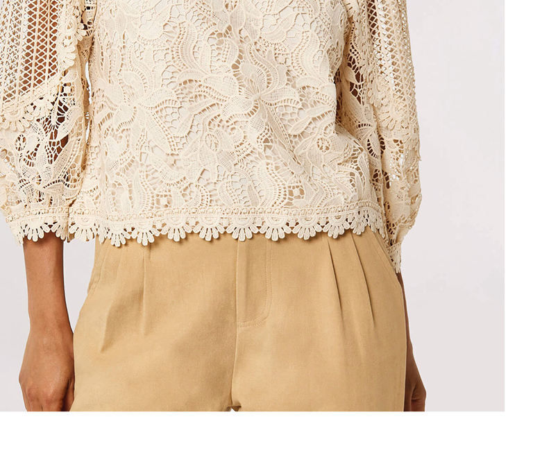 Scallop Lace Blouse