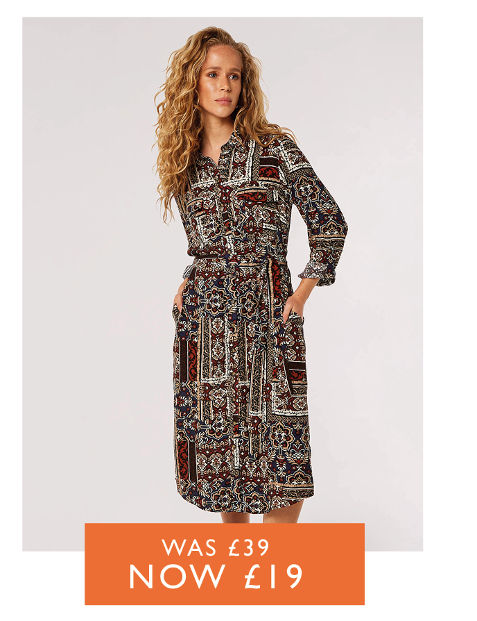 Ikat Patchwork Midaxi Dress