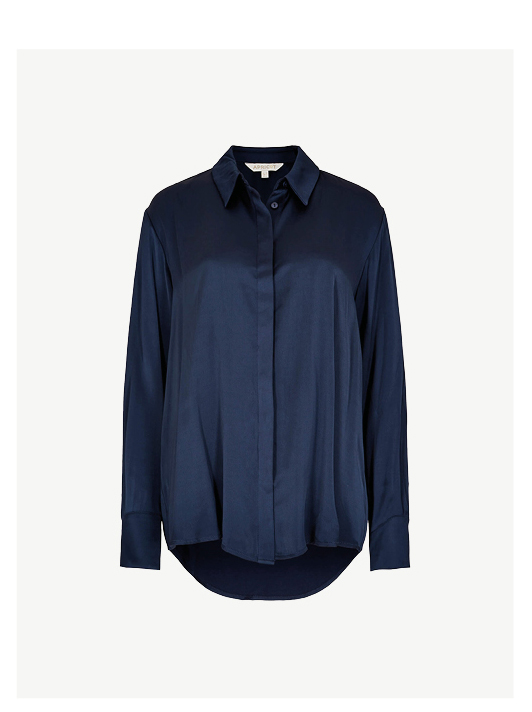 Oversized Satin Shirt
