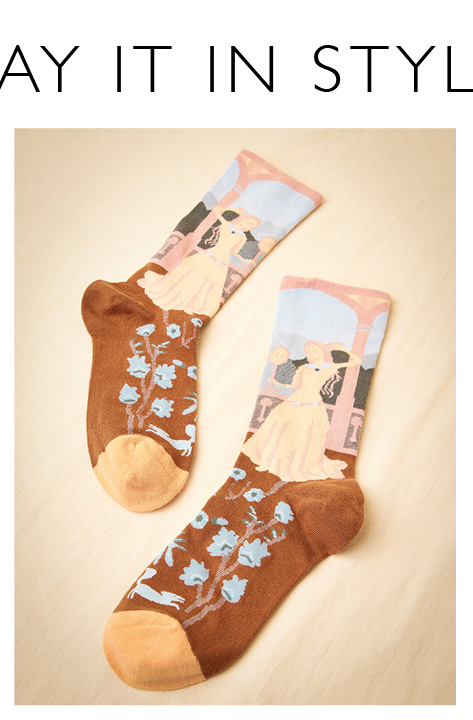 Princess Print Cotton Socks