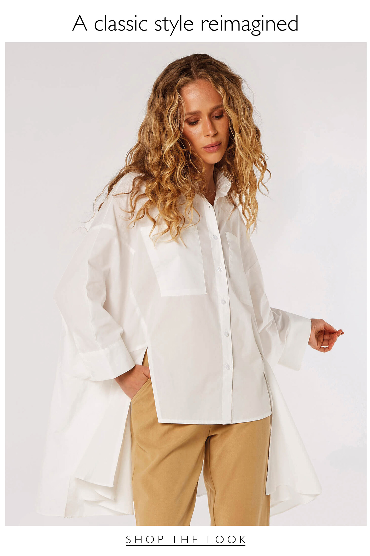 Oversized Statement Cotton Shirt