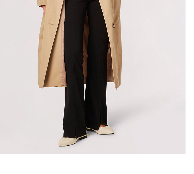 Longline Belted Trench Coat