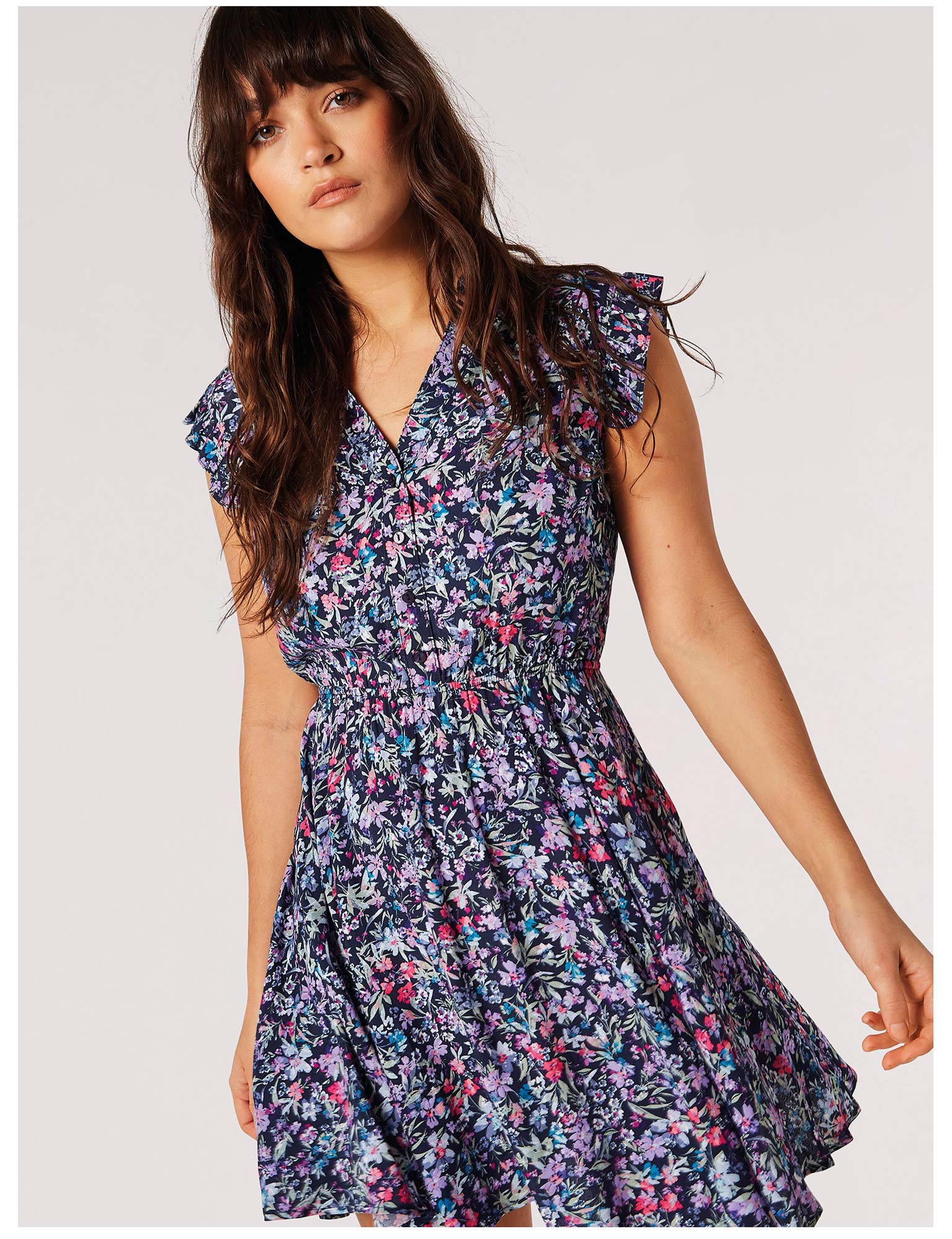Garden Floral Mini Dress