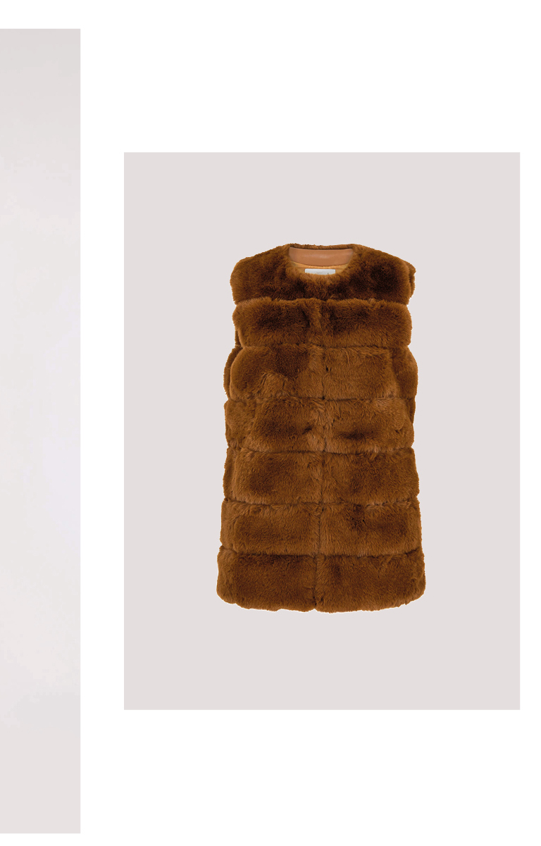 Tiered Fur Gilet