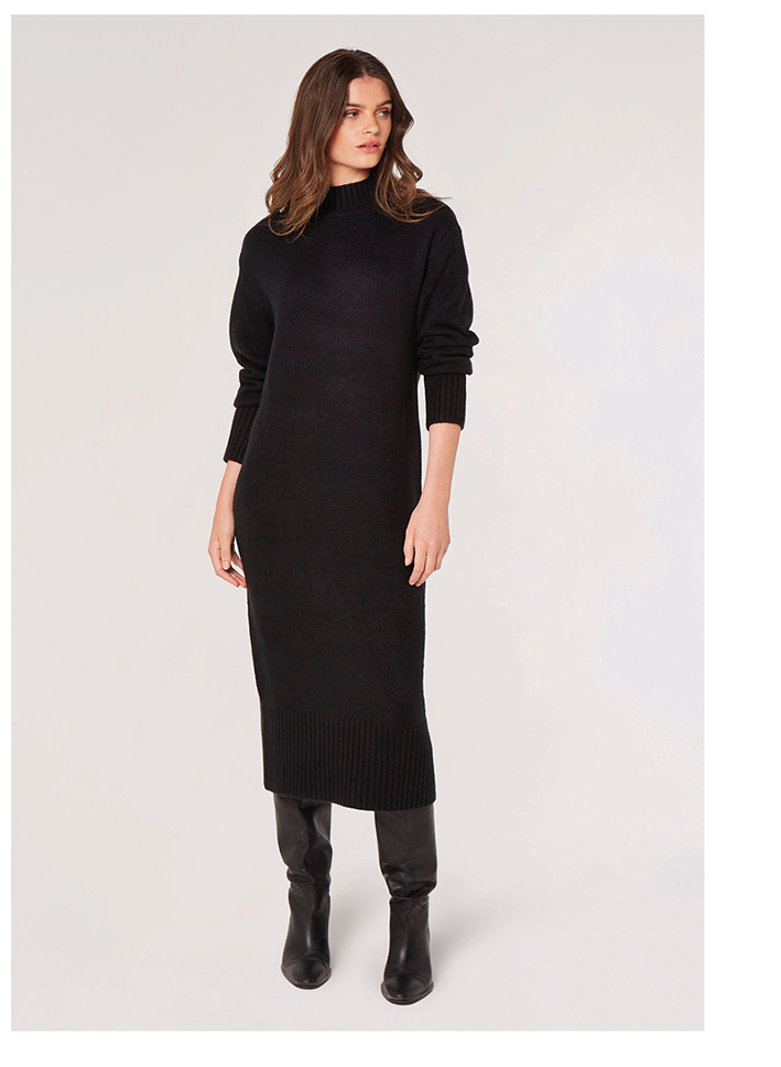 Chunky Knit Midi Dress