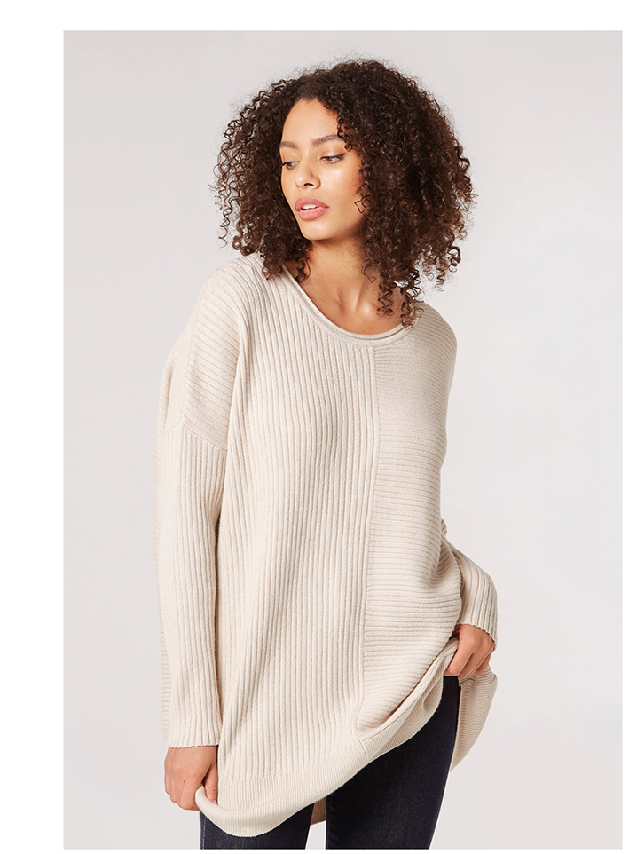 Oversized Ribbed Jumper