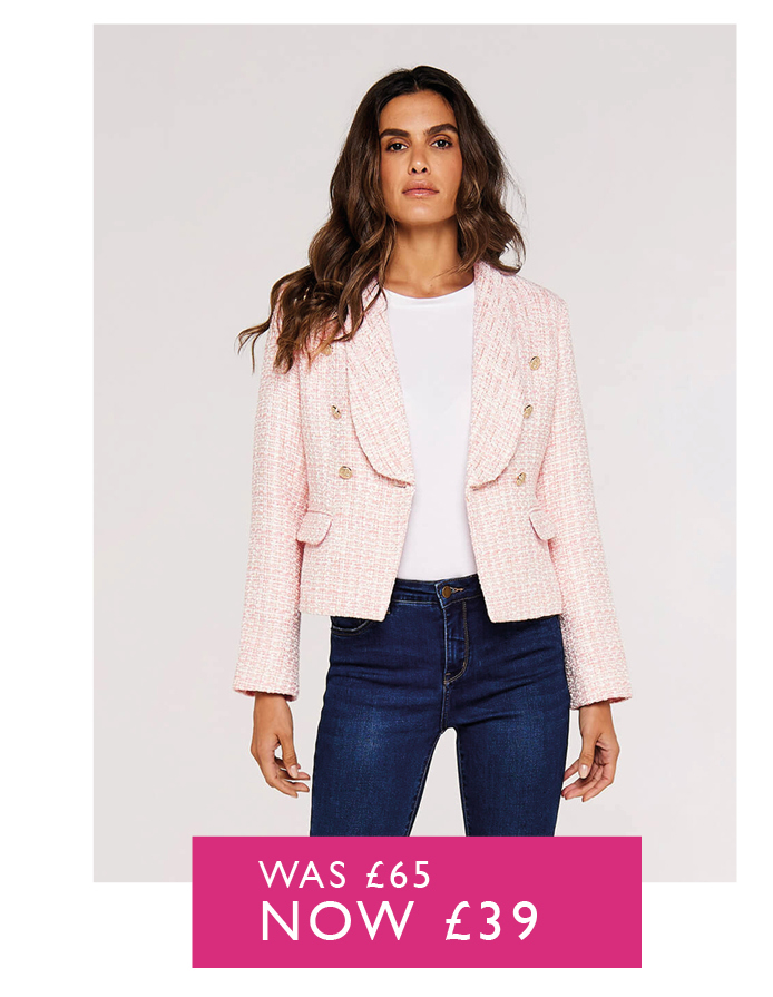 Tweed Cropped Blazer