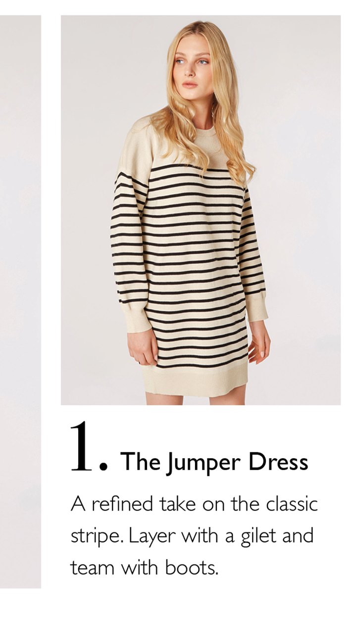 Stripe Jumper Mini Dress