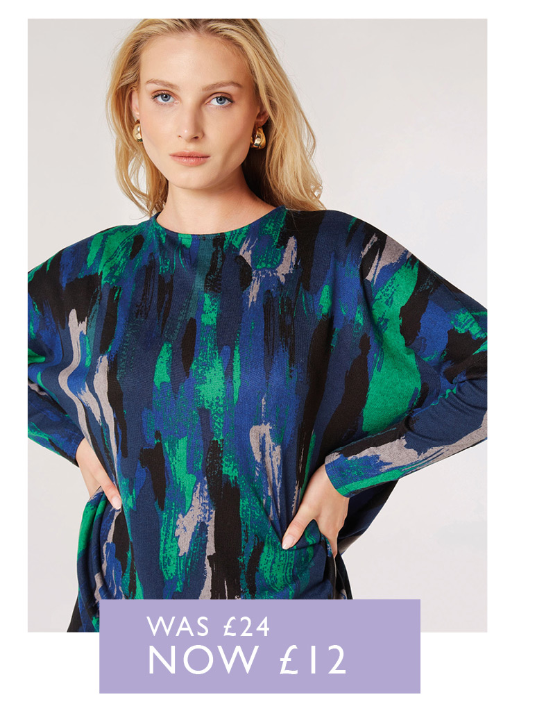 Paint Splash Knitted Top