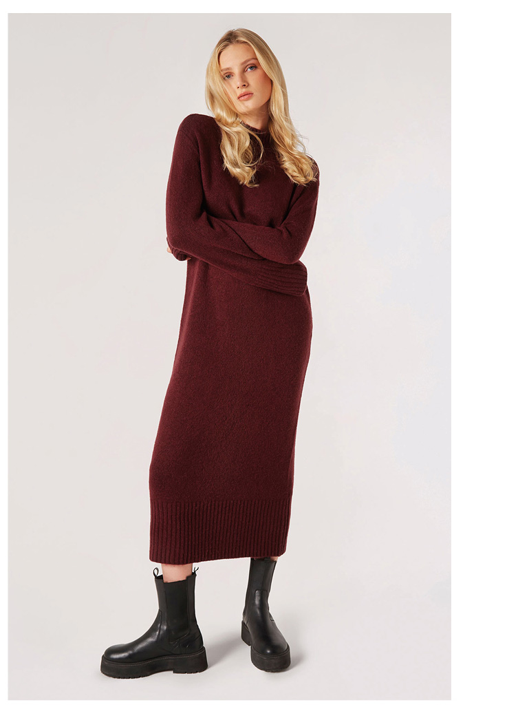 Chunky Knit Midi Dress