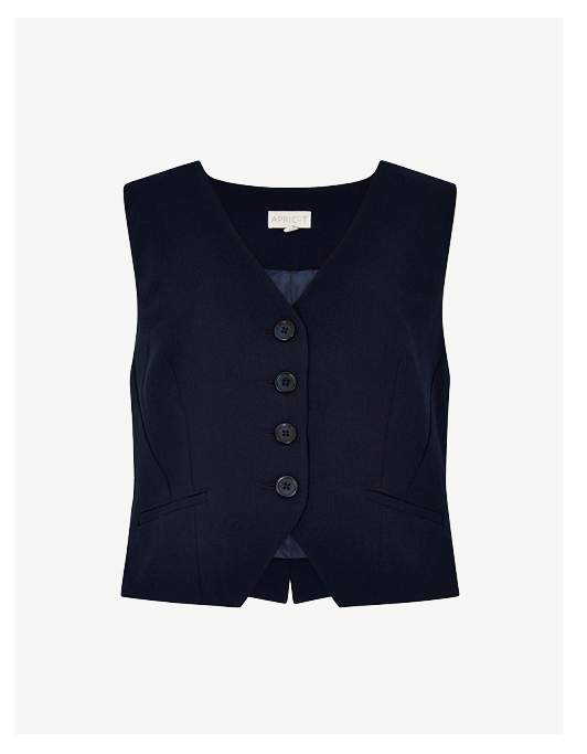 Textured Tailored Waistcoat